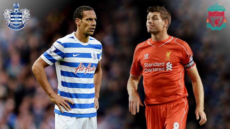 Rio Ferdinand (Kiri) dan Steven Gerrard